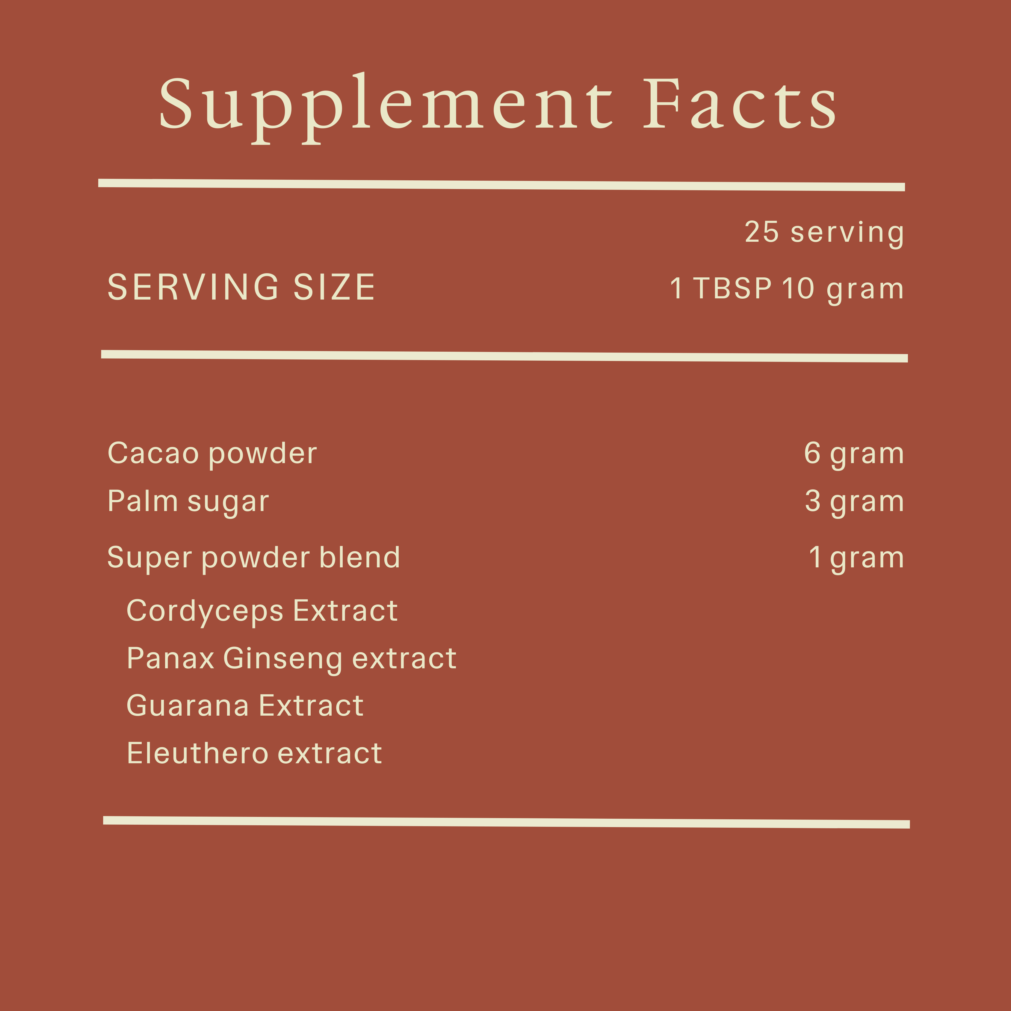 Super Powder Super Energy