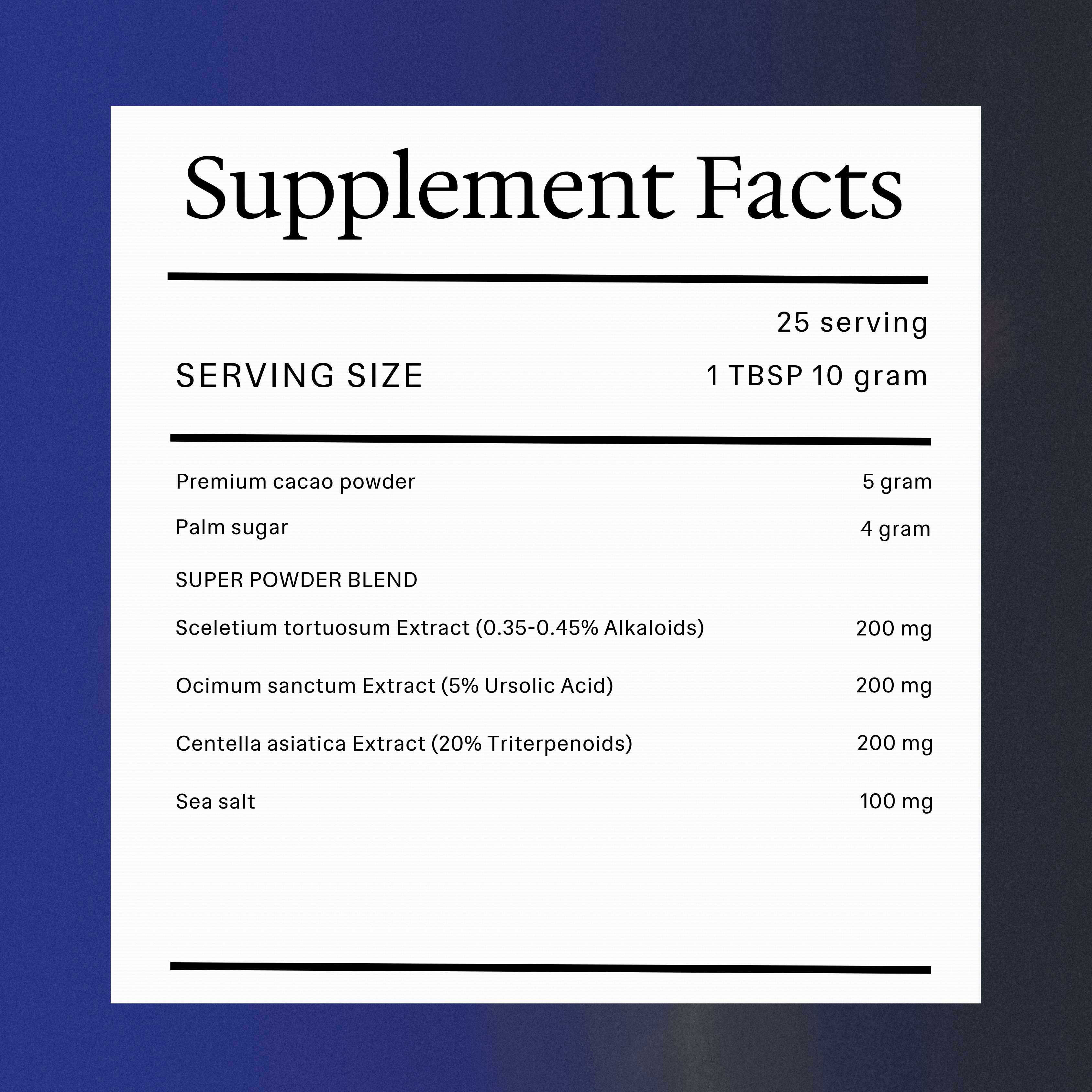 Super Powder Mental Resilience